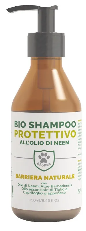 BIOPET SHAMPOO PROTETTIVO OLIO DI NEEM 250 ML