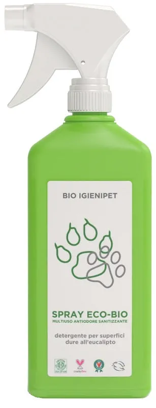 BIOPET DETERGENTE MULTIUSO SPRAY ECO SUPERFICI DURE EUCALIPTO 500 ML