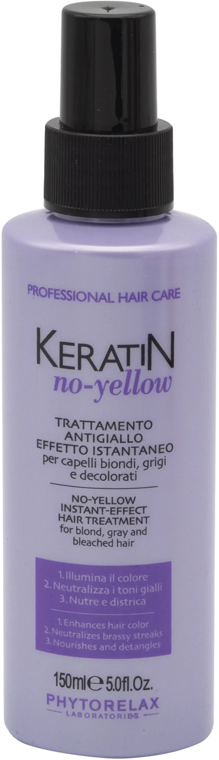 Trattamento Anti-Giallo Effetto Istantaneo - Keratin No-Yellow, 150 ml